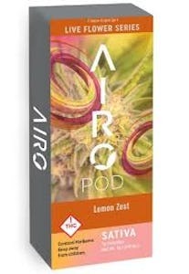 Airo Lemon Zest 1g Live Flower Vape Cart