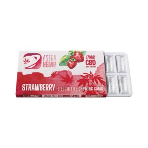 Hemp Strawberry Chewing Gum