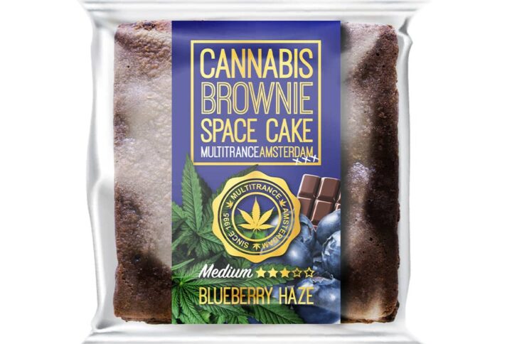 Cannabis Blueberry Haze Brownie