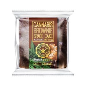 Cannabis Salted Caramel Brownie